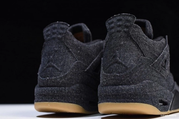 Jordan x 4 Air AO2571-001 'black' Levi's 0713